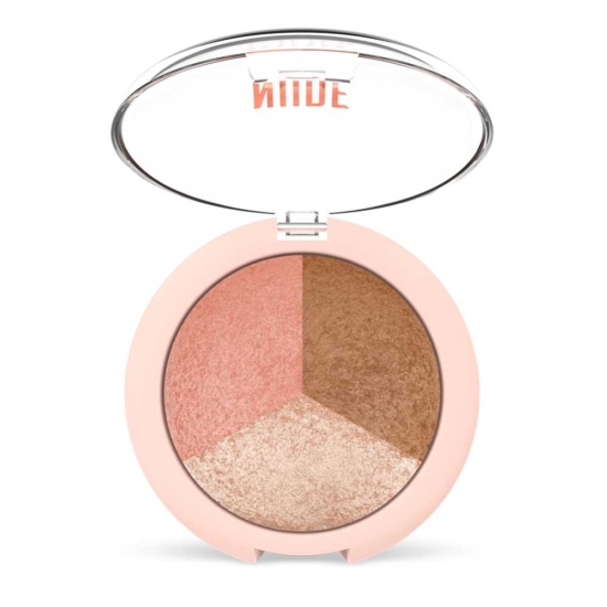 Golden Rose NUde Look Baked Trio Face Powder x