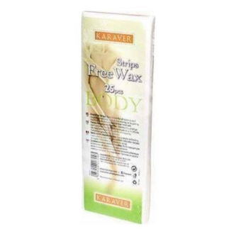 Karaver FreeWax Strips Ταινίες για Αποτρίχωση με Κερί 25τεμ 25gr