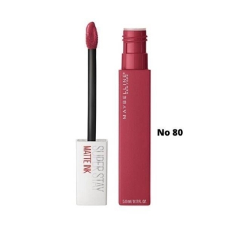 Maybelline Superstay Matte Ink Liquid Lipstick Κραγιόν Νο 80