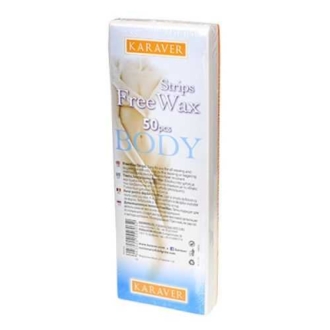 Karaver FreeWax Strips Ταινίες για Αποτρίχωση με Κερί 50τεμ