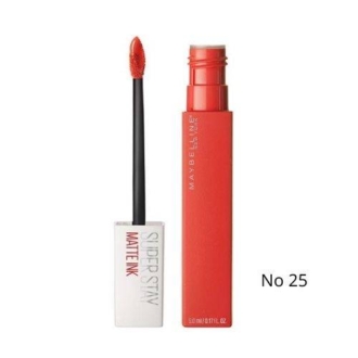 Maybelline Superstay Matte Ink Liquid Lipstick Κραγιόν 5ml Νο 25 Heroine