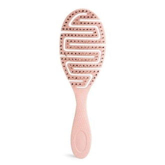 IDC Eco Round Hair Brush Easy Detangling Βούρτσα Μαλλιών Εύκαμπτη 100% ανακυκλώσιμη 110gr Rouge