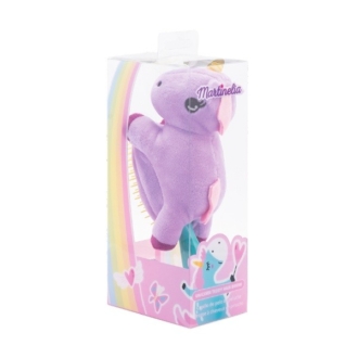 Martinelia Unicorn Teddy Hair Brush Βούρτσα Μαλλιών Μονόκερος 100gr