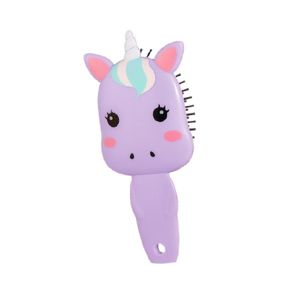 Martinelia Sweet Unicorn Hair Brush Βούρτσα Μαλλιών Μονόκερος Μωβ 100gr