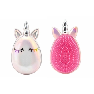 Martinelia Sweet Unicorn Egg Brush Βούρτσα Μαλλιών Μονόκερος Holographic White 120gr