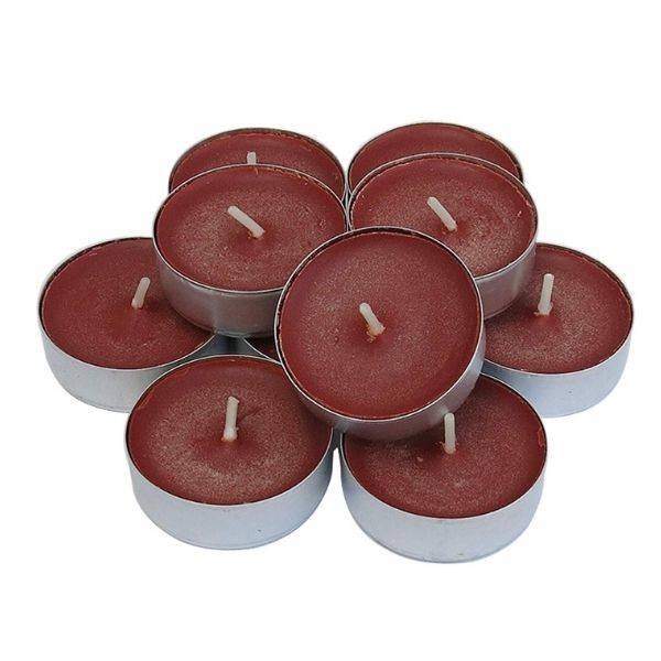 Tealight Candles Κεράκια Ρεσώ 25 τμχ 4 ωρών Καύσης Κανέλα