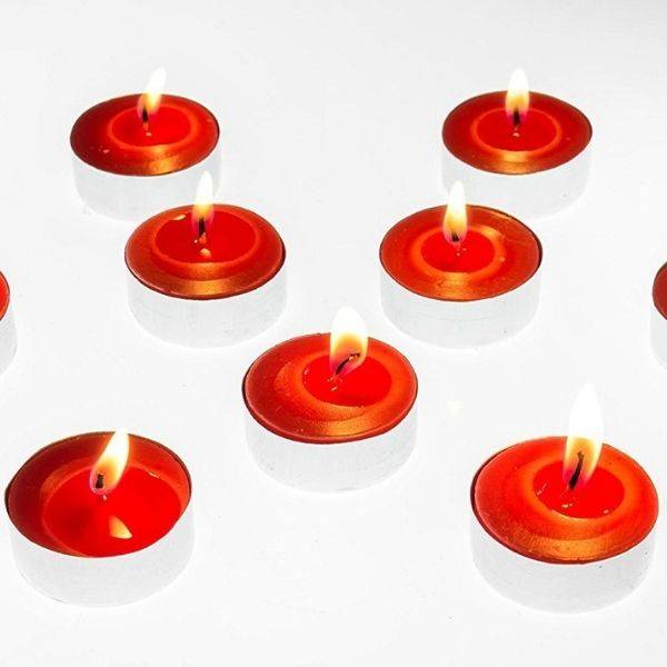 Tealight Candles Κεράκια Ρεσώ 25 τμχ 4 ωρών Καύσης Φράουλα