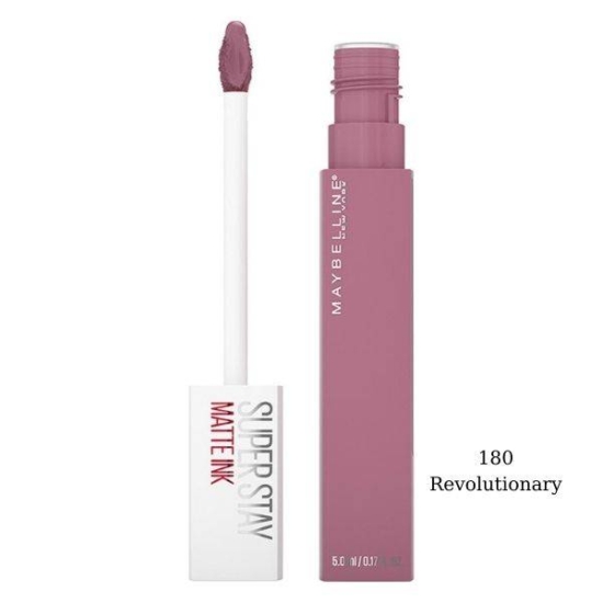 Maybelline Superstay Matte Ink Liquid Lipstick Κραγιόν 5ml Νο 180 Revolutionary