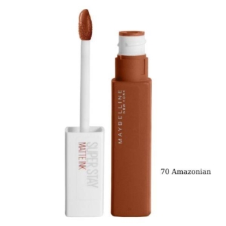 Maybelline Superstay Matte Ink Liquid Lipstick Κραγιόν 5ml Νο 70 Amazonian