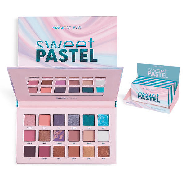 IDC Magic Studio Sweet Pastel Eyeshadow Palette 9 col x 1gr