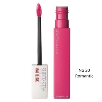 Maybelline Superstay Matte Ink Liquid Lipstick Κραγιόν 5ml Νο 30 Romantic