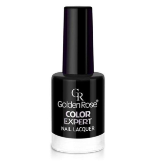 Golden Rose Color Expert Nail Lacquer Βερνίκι Νυχιών Νο 60 Black Μαύρο 10.2ml