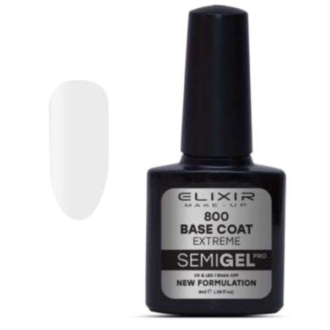 Elixir Professional Semi Gel 800 Base Coat Extreme Βάση για Ημιμόνιμο Βερνίκι Νυχιών 8ml