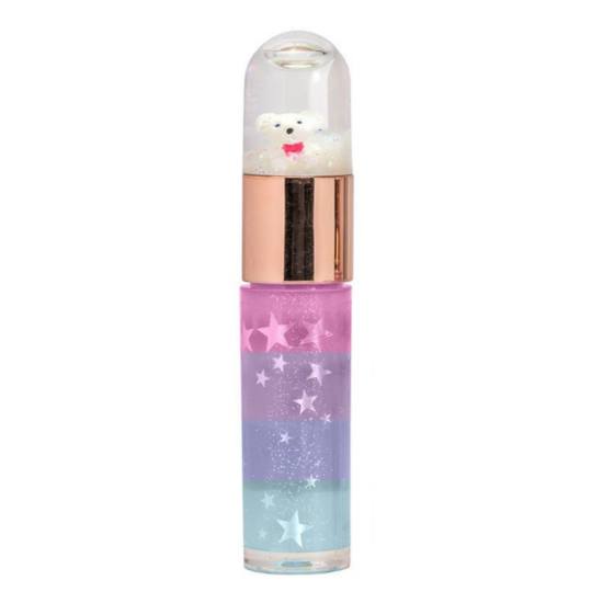 Martinelia Snowball Bear Lip Gloss Glitter Effect Grape Σταφύλι 5,8ml