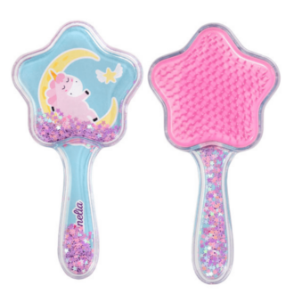 Martinelia Unicorn Star Hair Brush Βούρτσα Μαλλιών Μονόκερος Αστέρι Βεραμάν 16 x 8cm