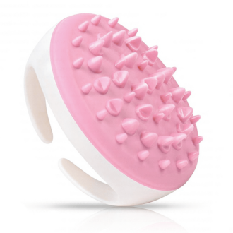 IDC Anti Cellulite Massager Βούρτσα Μασάζ για την Κυτταρίτιδα Ροζ Λευκό