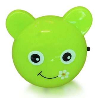 Energy Saving LED Night Light Φωτάκι Νύχτας Led Cute Bear Green