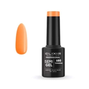 Elixir Professional Semi Gel Ημιμόνιμο Βερνίκι Νυχιών 685 Tangerine Πορτοκαλί 5ml