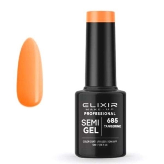 Elixir Professional Semi Gel Ημιμόνιμο Βερνίκι Νυχιών 685 Tangerine Πορτοκαλί 5ml