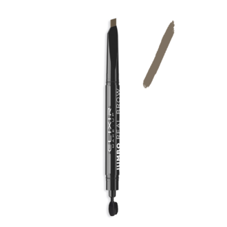 Elixir Jumbo Eyebrow Pencil Waterproof Αδιάβροχο Μηχανικό Μολύβι Φρυδιών με Βουρτσάκι Νο 2 Καφέ Σκούρο 0,28gr