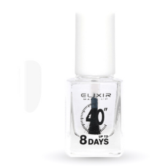 Elixir Fast Dry 40sec Nail Polish Βερνίκι Νυχιών Διάρκειας 8 ημερών 01 Clear Διαφανές 13ml