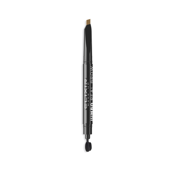 Elixir Jumbo Eyebrow Pencil Waterproof Αδιάβροχο Μηχανικό Μολύβι Φρυδιών με Βουρτσάκι Νο 3 Σοκολατί 0,28gr