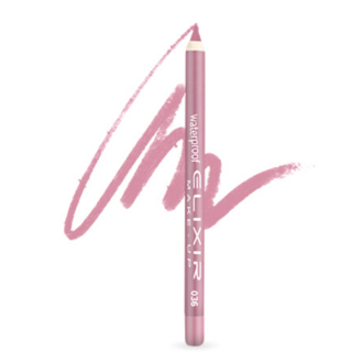 Elixir Waterproof Lip Pencil Μολύβι Χειλιών Αδιάβροχο 1,4gr 036 Pink Beige Ροζ Nude