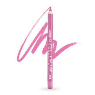 Elixir Waterproof Lip Pencil Μολύβι Χειλιών Αδιάβροχο 1,4gr 058 Hot Pink Ροζ