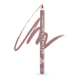 Elixir Waterproof Lip Pencil Μολύβι Χειλιών Αδιάβροχο 1,4gr 064 Desert Taupe Καφέ Σοκολά