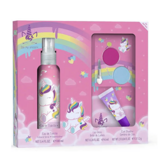 Air-Val Eau My Unicorn Gift Set Άρωμα EDT 100ml 2 x Σκιές Ματιών 1.2γρ, Πινελάκι & Lip Gloss 6ml