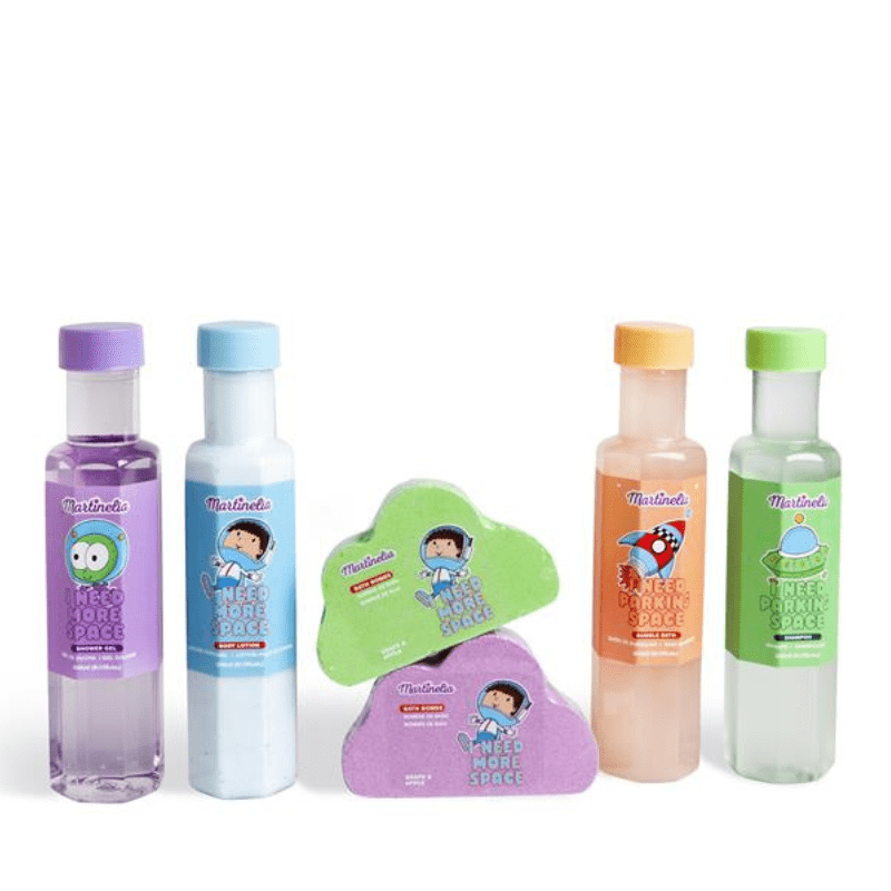 Martinelia I Need More Space Παιδικό Σετ Shower Gel 240ml Body Lotion 240ml Shampoo 240ml Bubble Bath 240ml Bath Fizzers 2 x 150gr