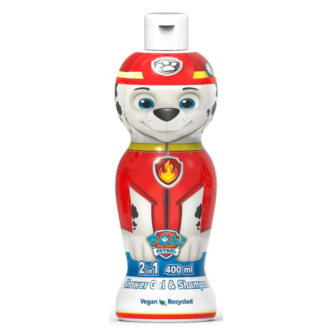 Air-Val Paw Patrol Marshall 2 in 1 Shower Gel & Shampoo 400ml Vegan