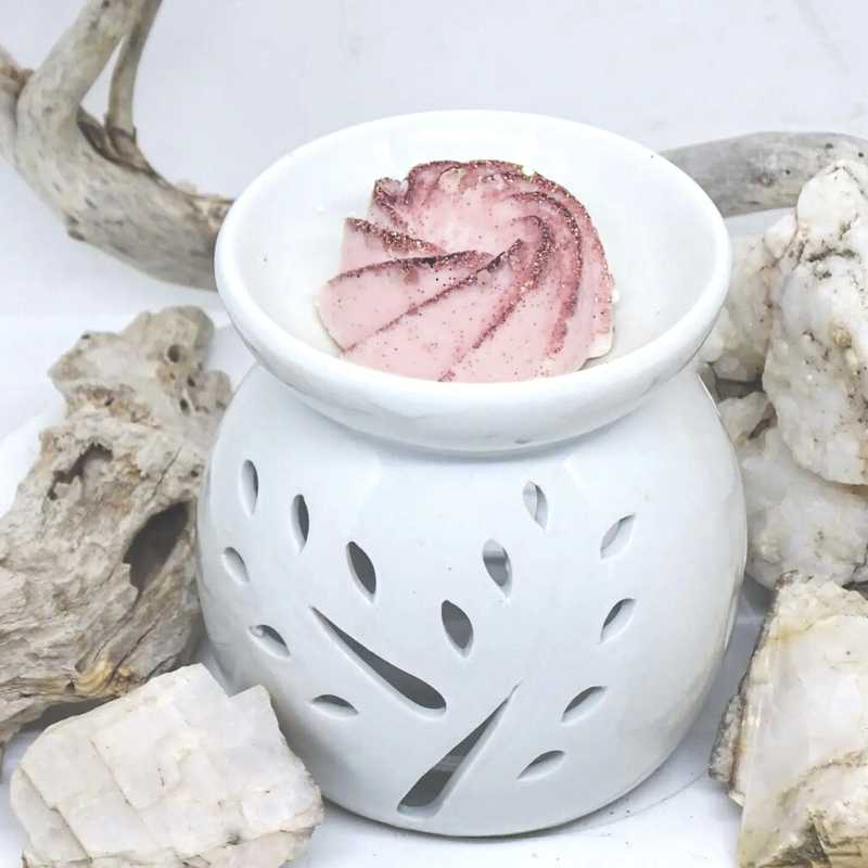 Aroma Greece Soy Wax Melt Swirl για Αρωματικούς Καυστήρες - Geranium Grapefruit 40g