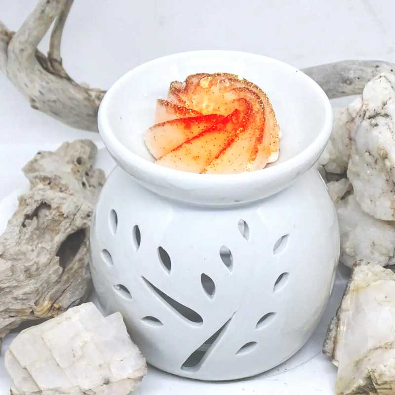 Aroma Greece Soy Wax Melt Swirl για Αρωματικούς Καυστήρες - Orange Cinnamon 40g