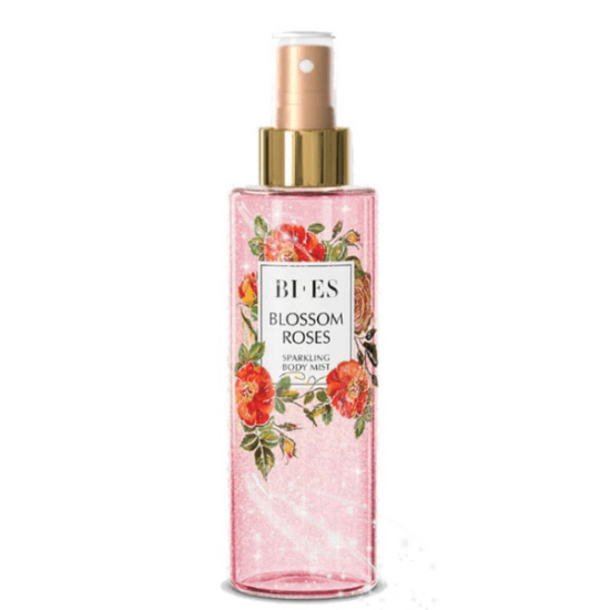 Bi Es Blossom Roses Sparkling Body Mist Αρωματικό Σπρέι Σώματος με Γκλίτερ 200ml