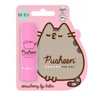 Bi-Es Pusheen Lip Balm Strawberry 4g Vegan