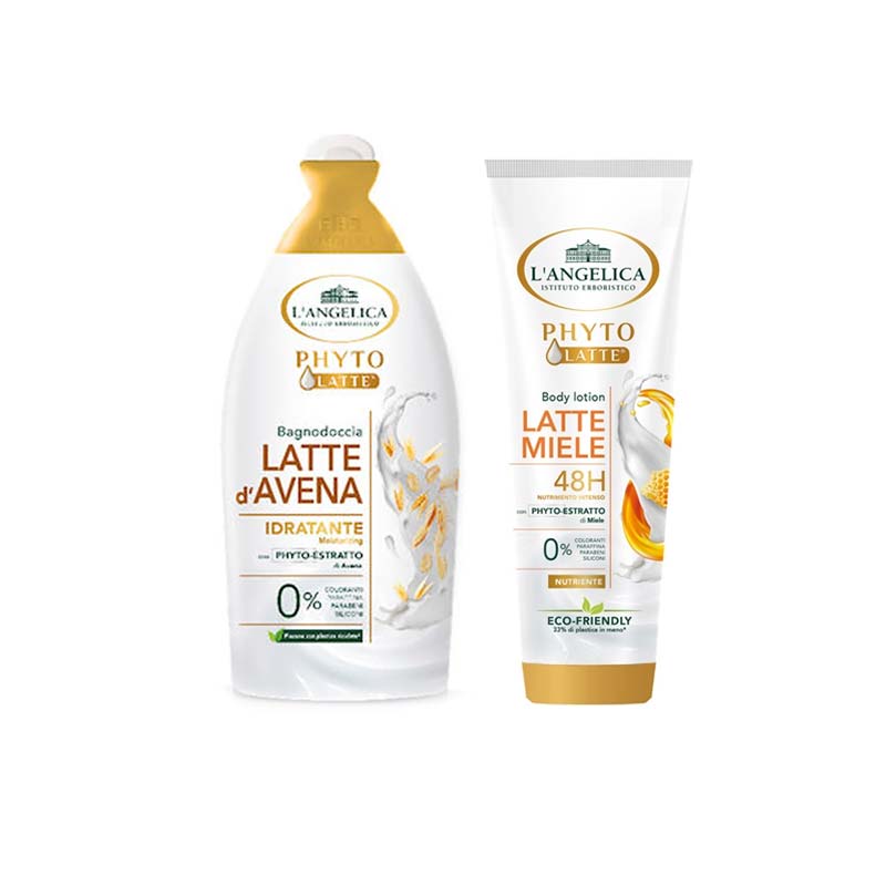 L´ Angelica Phyto Latte Skin Care Set Oat Milk & Honey