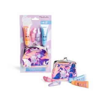 Martinelia Magic Ballet Beauty & Purse Set Shimmer Lipgloss 2 x 6ml, 2 Κοκαλάκια Μαλλιών & Πορτοφόλι