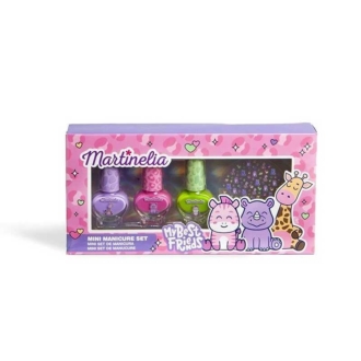 Martinelia My Best Friends Mini Manicure Set Nail Polish 3 x 4ml & Nail Stickers