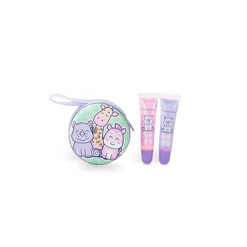 Martinelia My Best Friends Purse & Lip Set Σετ Lipgloss 2* 6ml & Πορτοφολάκι Με Φερμουάρ