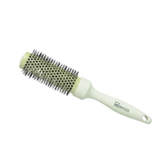 IDC Natural Fibers Thermal Hair Brush Βούρτσα Μαλλιών Styling 100% ανακυκλώσιμη Green