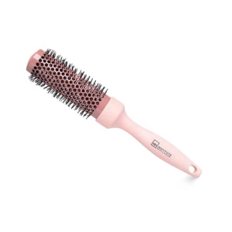 IDC Natural Fibers Thermal Hair Brush Βούρτσα Μαλλιών Styling 100% ανακυκλώσιμη Pink