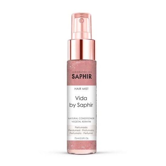 Saphir Parfums Hair Mist Vida Αρωματικό Ενυδατικό Σπρέι Μαλλιών με Κερατίνη & Φρουτένιο Γκουρμέ Λουλουδένιο Άρωμα 75ml