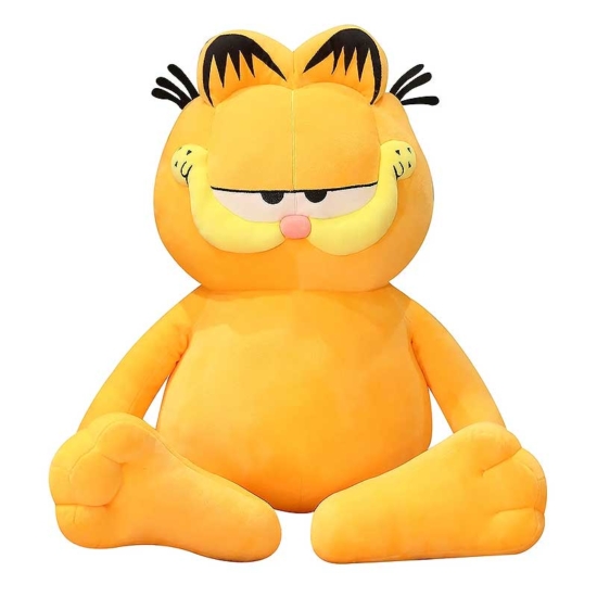 VIP Baby Dolls Stuffed Garfield Plush Toy, Λούτρινος Γατούλης Κίτρινο 75cm