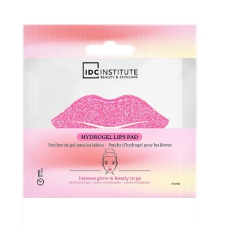 IDC Hydrogel Glitter Lip Patches Μάσκα Επίθεμα Χειλιών με Υδατικό τζελ & Γκλίτερ 1 pair 6gr Ροζ