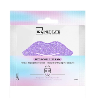 IDC Hydrogel Glitter Lip Patches Μάσκα Επίθεμα Χειλιών με Υδατικό τζελ & Γκλίτερ 1 pair 6gr Μωβ