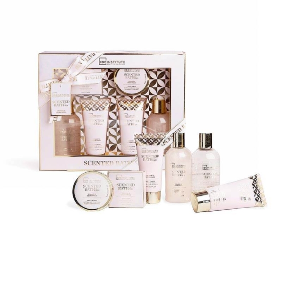 IDC Scented Bath Rose Complete Bath Set - Σετ Περιποίησης Σώματος 29 x 23,5 x 6cm