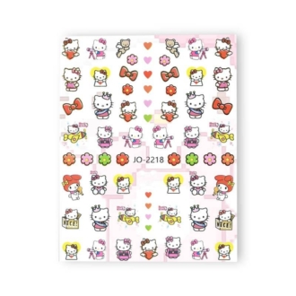 Joyful Nail Stickers Hello Kitty Διακοσμητικά Αυτοκόλλητα Νυχιών Πολύχρωμα