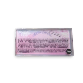 Pink Key Eye Individual Lashes - Μεμονωμένες Βλεφαρίδες 150pcs 14mm