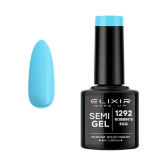 Elixir Professional Semi Gel Ημιμόνιμο Βερνίκι Νυχιών 1292 Robbin's Egg Γαλάζιο 8ml